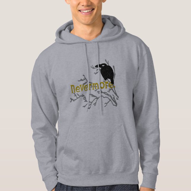 Nie wieder Rabe Hoodie (Vorderseite)
