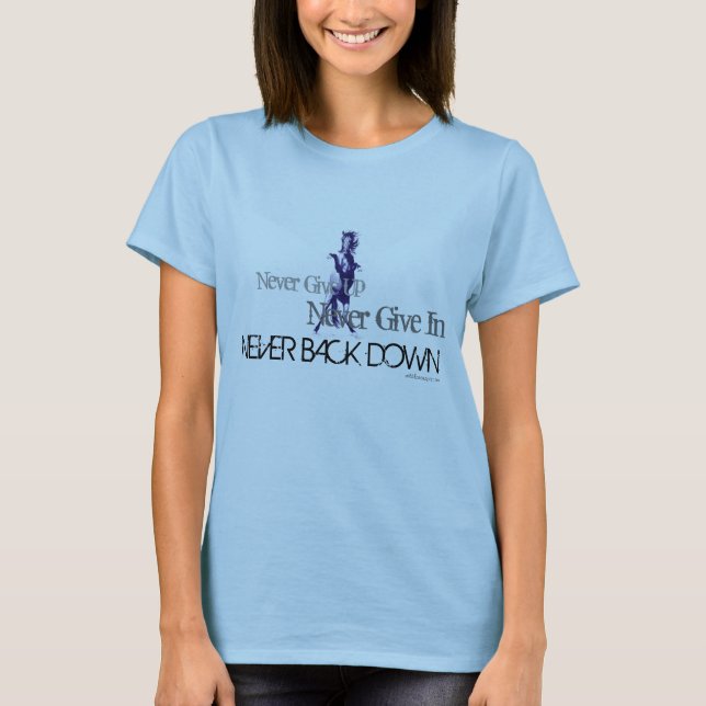 Nie wieder Wildpferde T-Shirt (Vorderseite)