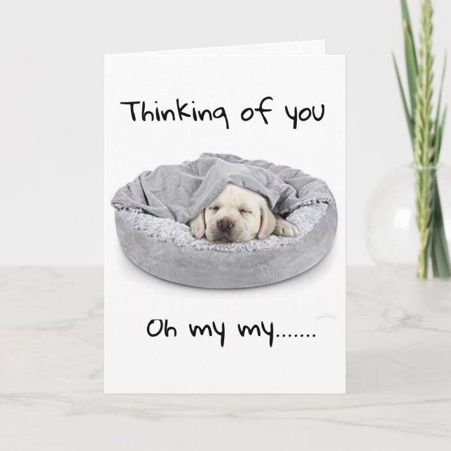 NIE WUSSTEN, WIE VIEL ICH "FEHLEN SIE" KARTE WÜRDE (Vorderseite)