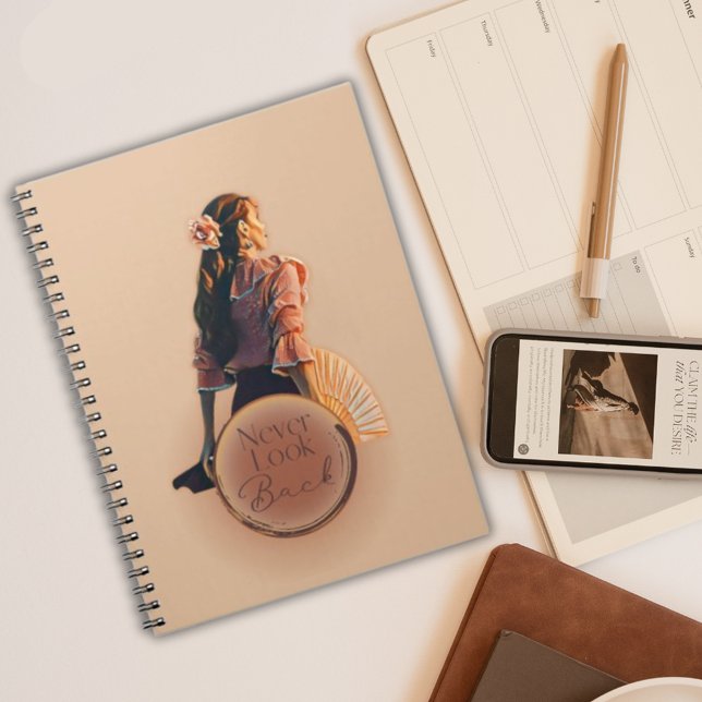 Nie zurückschauen notizblock (Von Creator hochgeladen)