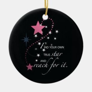 Niece Abschluss Star, Geschenk, kundenspezifische  Keramikornament