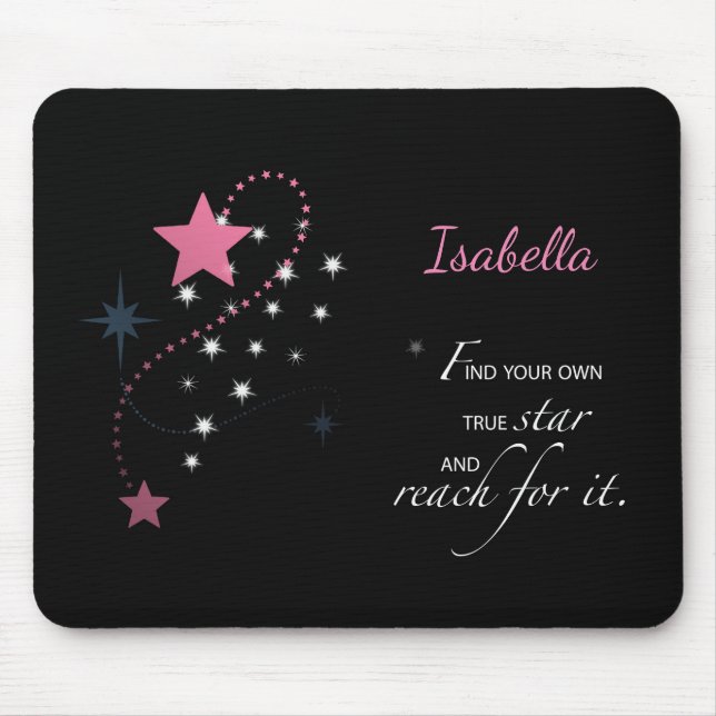 Niece Abschluss Star, Geschenk, Maus Pad Mousepad (Vorne)
