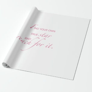 Niece Abschluss Star, individuelles Geschenk Geschenkpapier