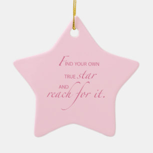 Niece Abschluss Star, individuelles Geschenk Keramikornament