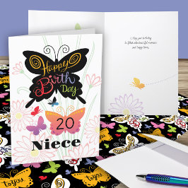 Niece Birthday Card Karte