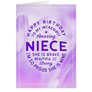 Niece Birthday, Du bist ein Segen