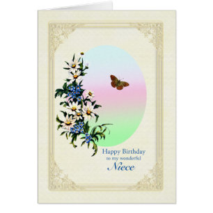 Niece Birthday mit Blume