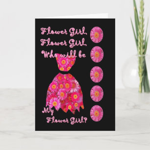 NIECE Blumenmädchen-Einladung PINKY RED Kleid Einladung