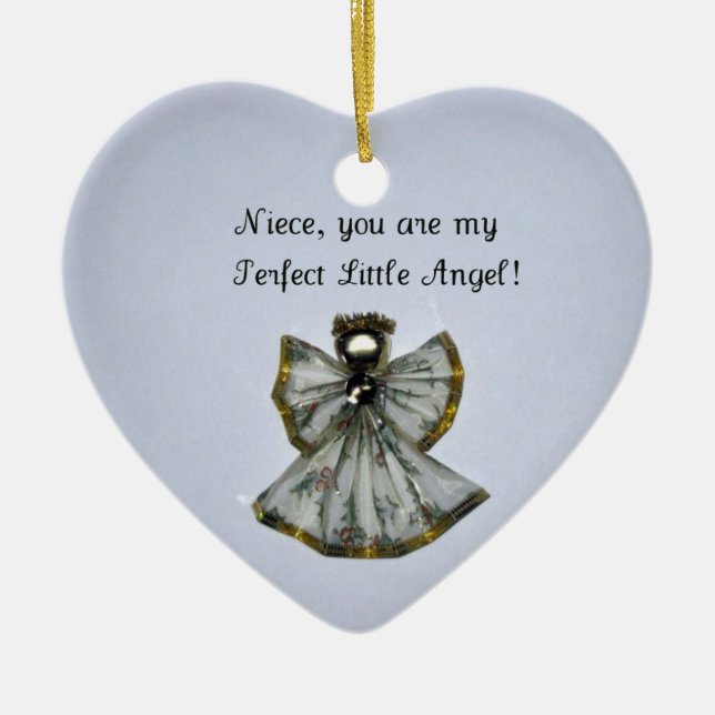 Niece, du bist mein .... keramikornament (Vorne)