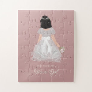 Niece Flower Girl Junior Bridesmaid Sweet Vorschla Puzzle