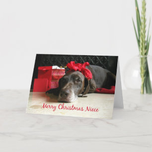 Niece fröhliche Weihnachtsgeschenke und Geschenke Feiertagskarte