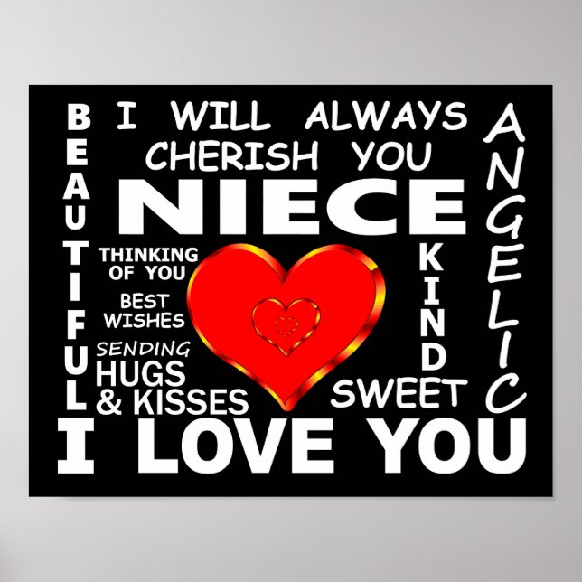 Niece I Liebe You Poster (Vorne)