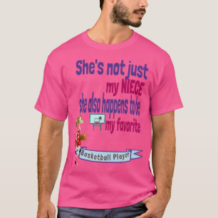 Niece Kid Child ist mein Lieblings-Basketball-Spie T-Shirt