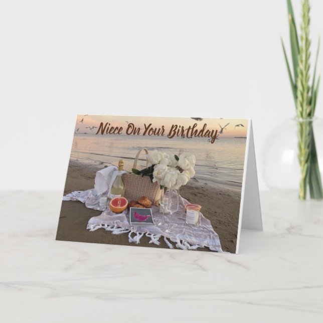 **NIECE** ON YOUR BIRTHDAY CARD KARTE (Vorderseite)