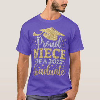 Niece Senior 2022 Proud Mom Of A Class Of 2022 Gra T-Shirt