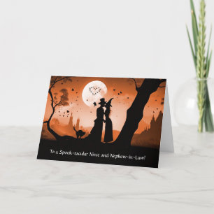 Niece und Nephew im Law Husband Halloween Niedlich Karte