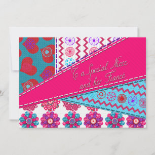 Niece und Verlobte Valentine's Patchwork Quilt Sty