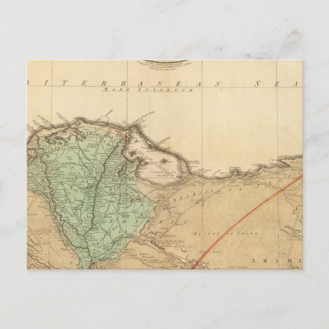 Niederägypten, Palästina Postkarte (Vorderseite)