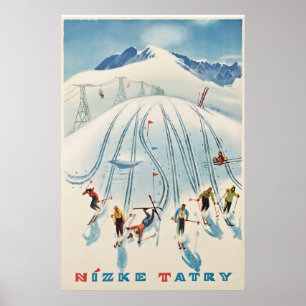 Niedere Tatra Nízke Tatry Slowakei Berg Winter Poster