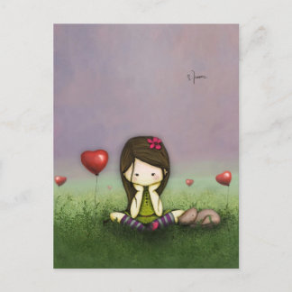 Niedergeschlagene Zuckerpflaume Postkarte