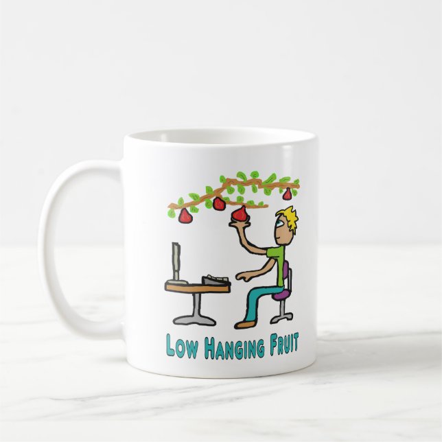 Niedergeschlagenes Obst Kaffeetasse (Links)