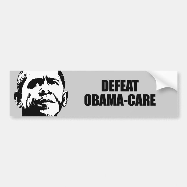 Niederlage Obama-Sorgfalt Autoaufkleber (Vorne)