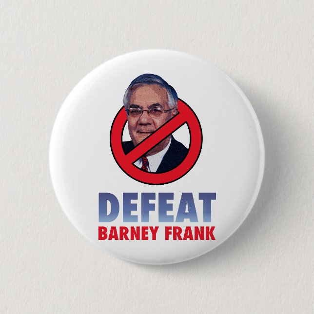 Niederlagebarney-Frank Button (Vorderseite)