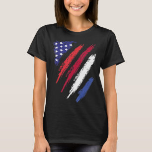 Niederlande American Ground Flag USA Patriot Herit T-Shirt