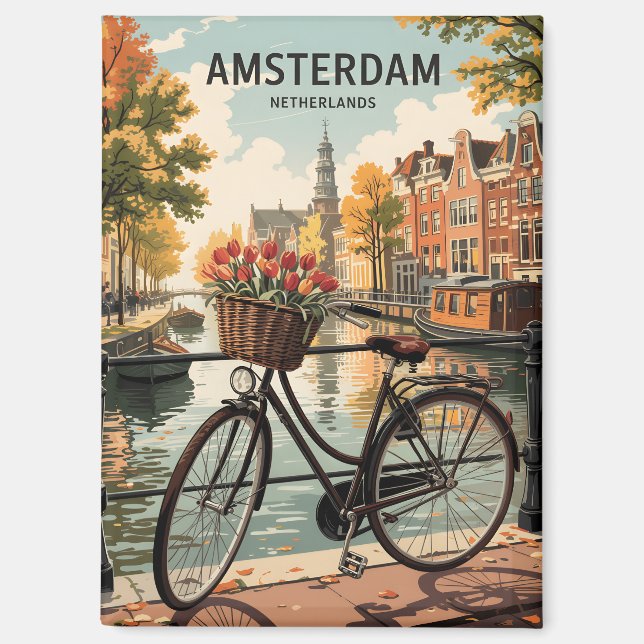 Niederlande Amsterdam Magnet (Vorderseite)