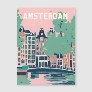 Niederlande Amsterdam Magnetkarte