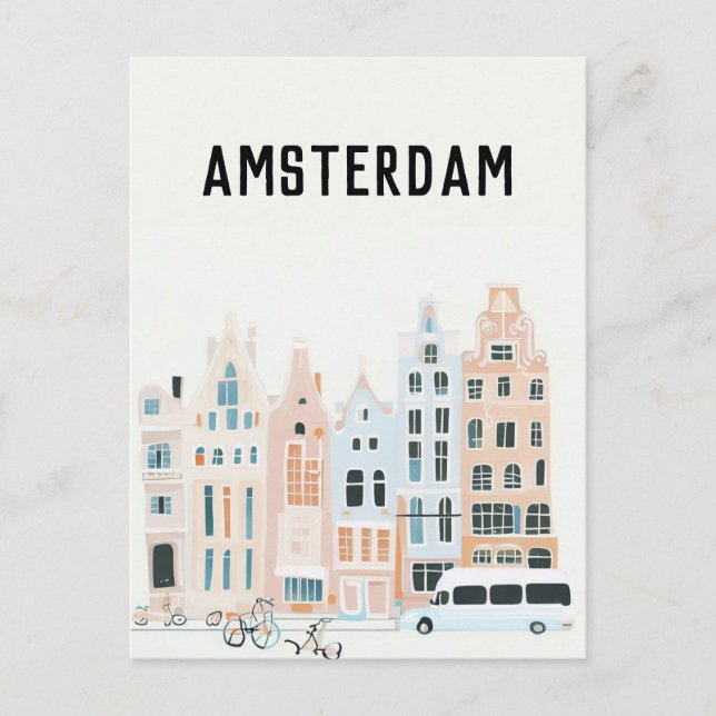 Niederlande Amsterdam Postkarte (Vorderseite)