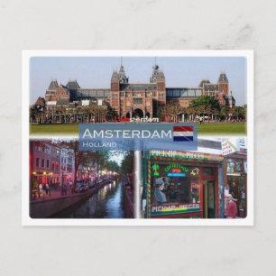 Niederlande - Amsterdam - Postkarte