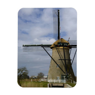 Niederlande (auch Holland), Kinderdijk. 19 Magnet