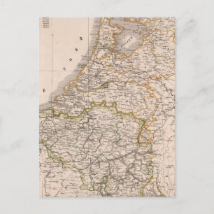 Niederlande, Belgien Postkarte