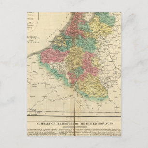 Niederlande, Beligium Atlas Karte