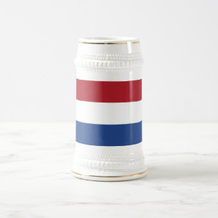 Niederlande-Flagge Bierglas