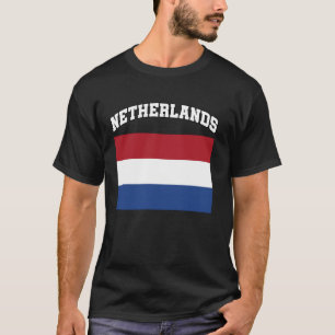 Niederlande-Flagge Bold Niederländisch Niederlande T-Shirt