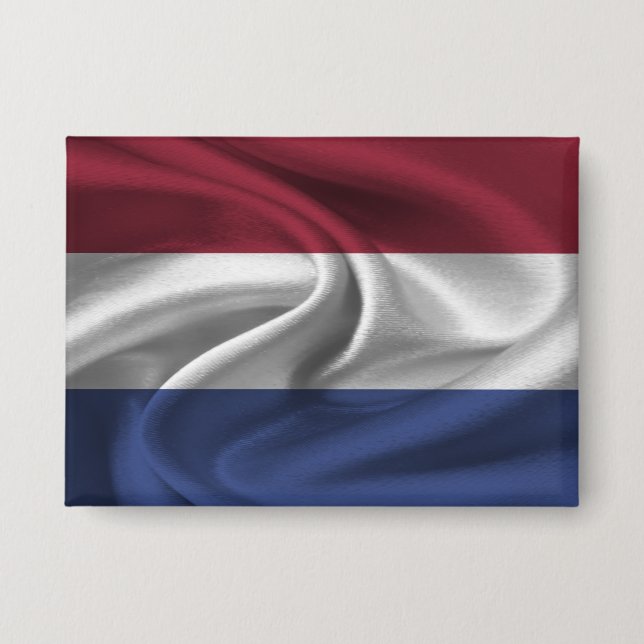 Niederlande-Flagge-Button Button (Vorderseite)
