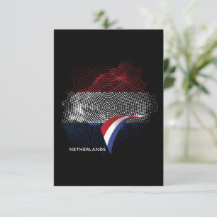 Niederlande-Flagge Dankeskarte
