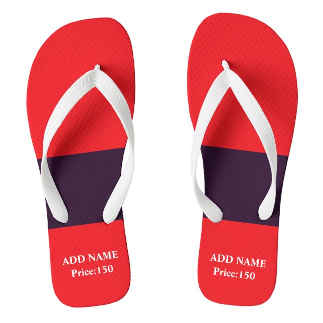 Niederlande-Flagge Flip Flops (Fußbett)