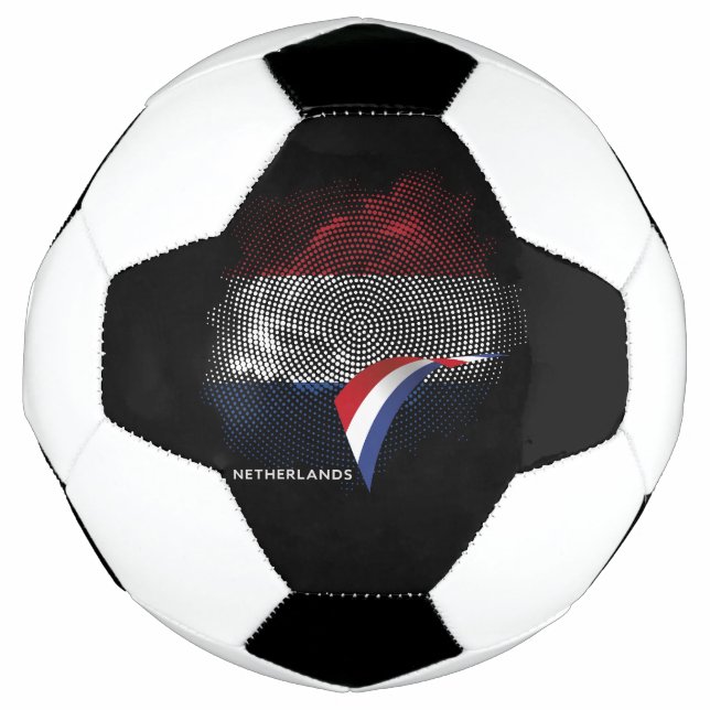 Niederlande-Flagge Fußball (Vorderseite)