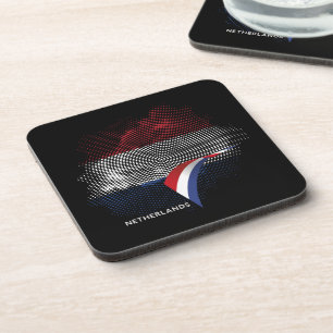 Niederlande-Flagge Getränkeuntersetzer