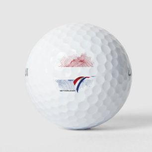 Niederlande-Flagge Golfball