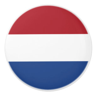 Niederlande-Flagge Keramikknauf