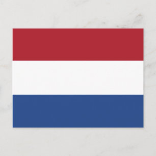 Niederlande-Flagge Postkarte