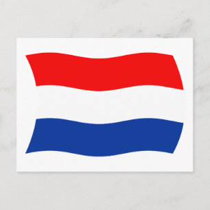 Niederlande Flagge Postkarte