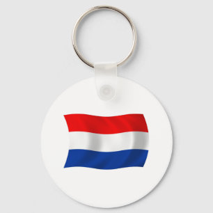Niederlande-Flagge Schlüsselanhänger