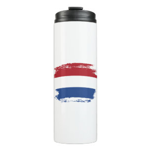 Niederlande-Flagge Thermosbecher