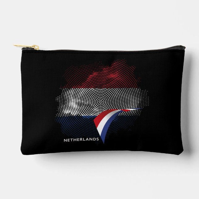 Niederlande-Flagge Zubehörtasche (Vorderseite)