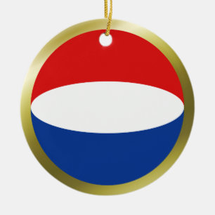 Niederlande-Flaggen-Ornament Keramikornament